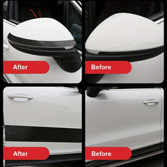 3D Carbon Fiber Car Stickers Scratch-Blocking Waterproof Decals