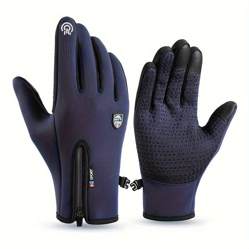 Cycling Outdoor Sports Gloves Velvet Windproof Waterproof Gloves