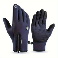 Cycling Outdoor Sports Gloves Velvet Windproof Waterproof Gloves