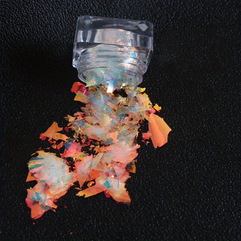 Colorful Holographic Foils for Nails Glitter Powder and Mylar Flakes