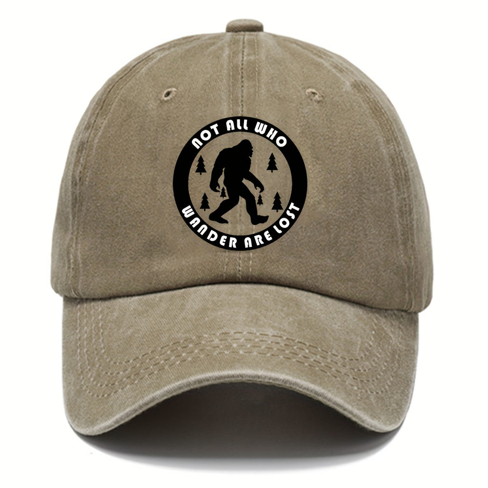 Washed Cotton Baseball Cap Sun Protection Hat Adjustable Size