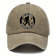 Washed Cotton Baseball Cap Sun Protection Hat Adjustable Size