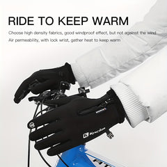 Winter Sports Velvet Warm Gloves Touch Screen Coldproof Ski Cycling Outdoor Glov
