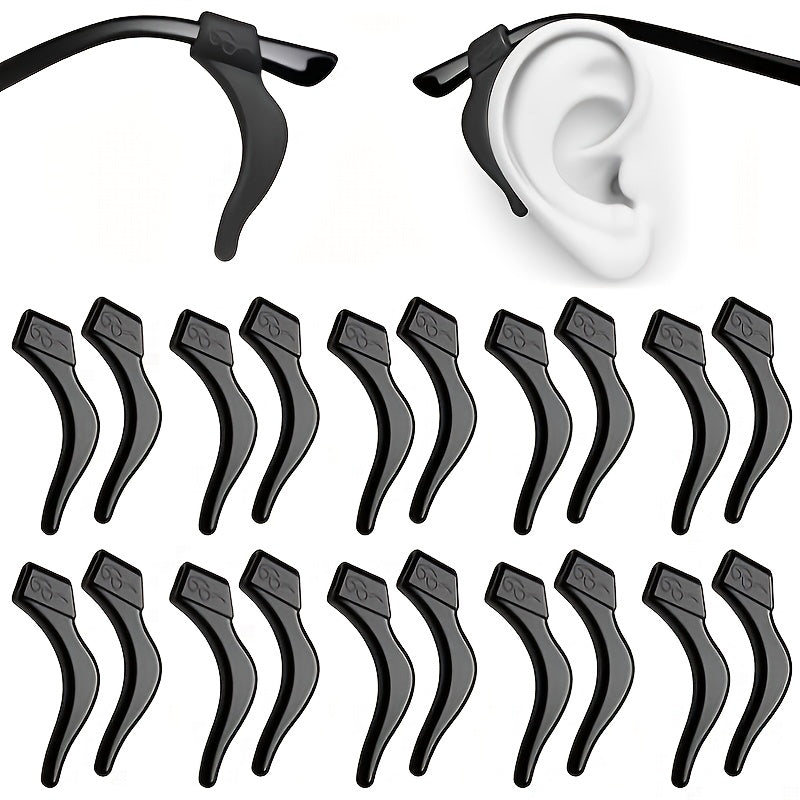 10 Pairs Non-slip Glasses Ear Clips