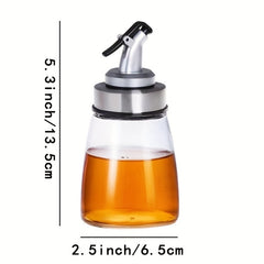 Glass Bottle Leak-proof Dispenser Kitchen Seasoning Storage
