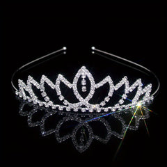Rhinestone Headband Queen Crown Tiara Head Jewelry