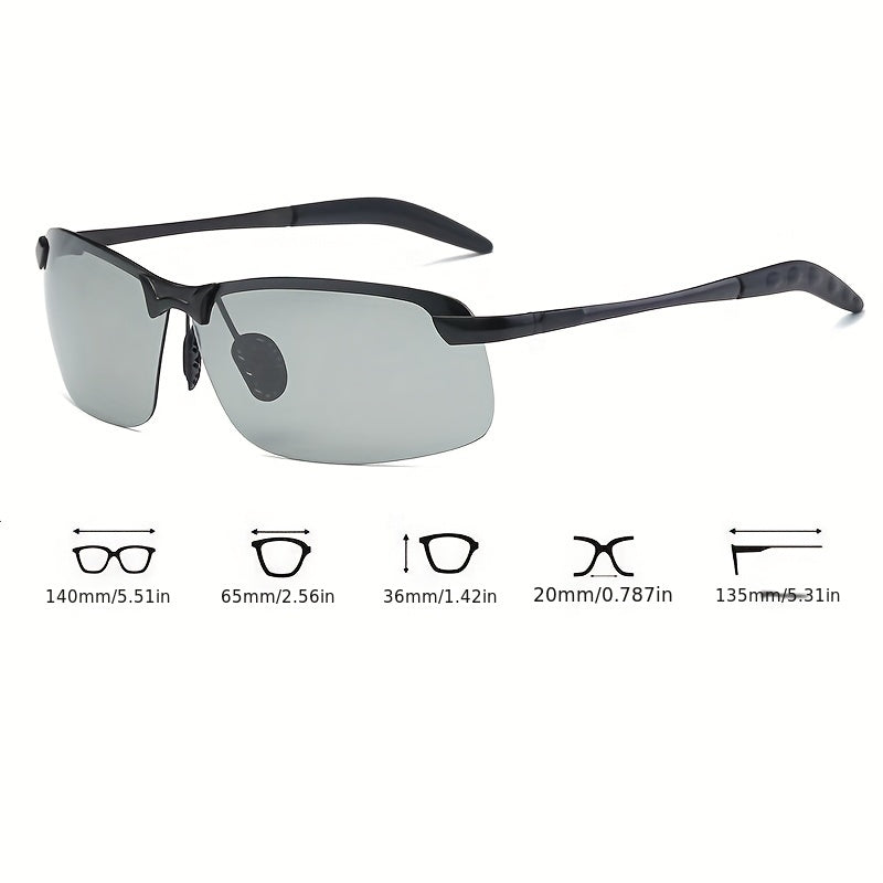 Polarized Chameleon Frame Changing Driver Glasses