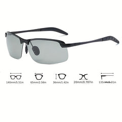 Polarized Chameleon Frame Changing Driver Glasses