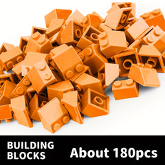 180pcs Wooden DIY Blocks 2x2 Inch for Boys and Girls