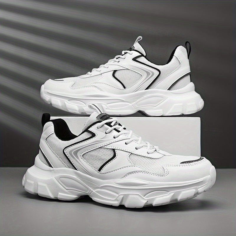 Men's Breathable Mesh Chunky Sneaker Wear-resistant Casual Shoes