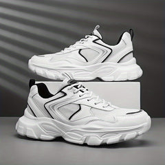 Men's Breathable Mesh Chunky Sneaker Wear-resistant Casual Shoes