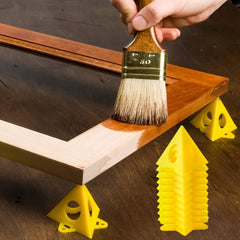 10pcs Mini Paint Stands Tool Triangle Plastic Paint Pads Feet