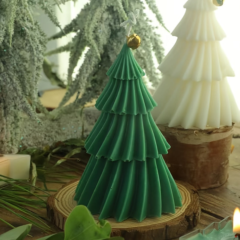 Green Christmas Tree Aromatherapy Candle - Soy Candles