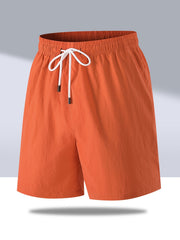 Men's Lightweight Drawstring Shorts Summer Casual Loose Fit Outdoors Clothing