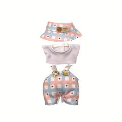 Doll Fisherman Outfit Set with Hat and Overalls 6-9 inch Dolls
