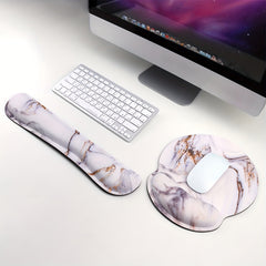 Ergonomic Mouse Pad & Keyboard Wrist Rest Support Set Memory Foam Gel Pad