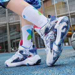Men's Shock Absorbing Basketball Shoes Non Slip Athletic Shoes
