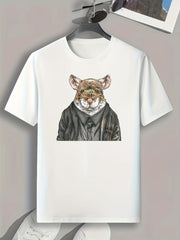 Rat Print Men's Graphic T shirt Casual Comfy Tees For Summer