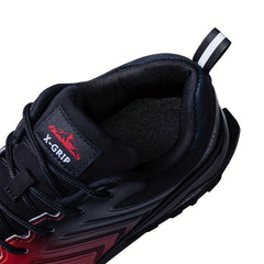 Men's Lace Up Trail Running Shoes - Outdoor Breathable Hiking Shoes