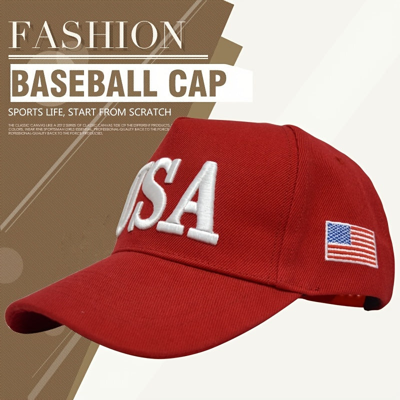Alphabets National Flag Embroidered Baseball Cap Sun Hat