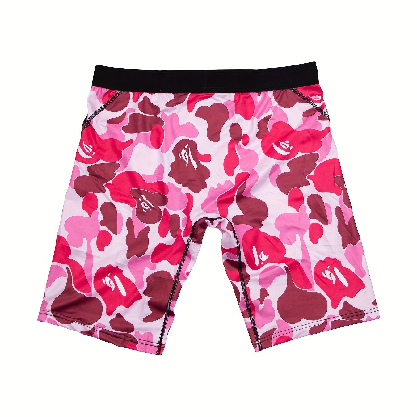 Camouflage Men's Stretch Boxer Briefs Breathable Shorts