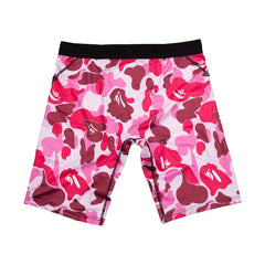 Camouflage Men's Stretch Boxer Briefs Breathable Shorts