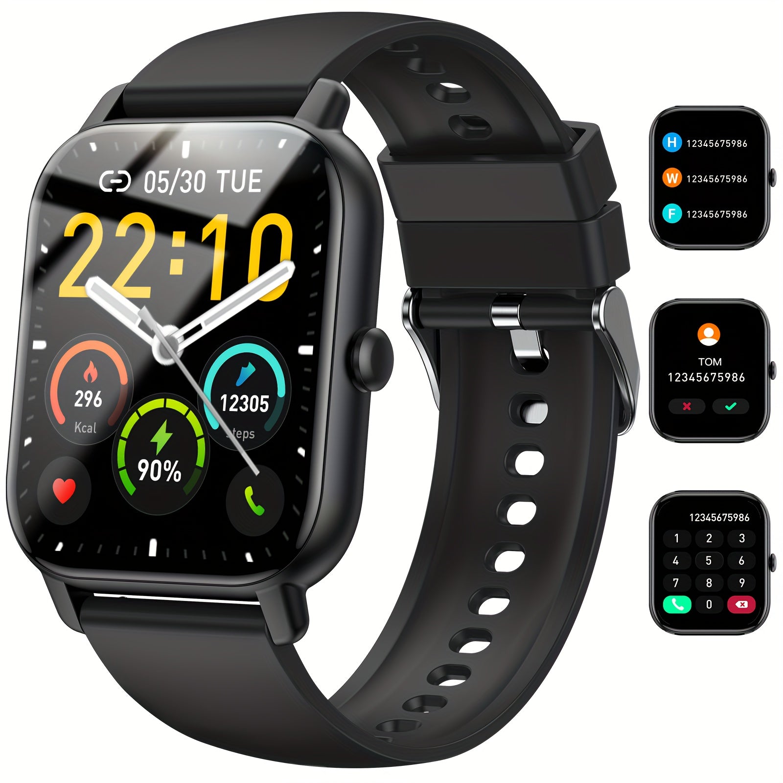 P66 Smartwatch - Fitness Activity Tracker for Android iOS