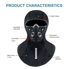 PHMAX Winter Ski Cap and Face Mask Windproof Thermal Fleece Headwear