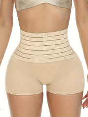 Striped Tummy Control Butt Lifting Panties