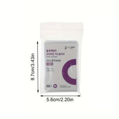 50 100pcs High Transparency Card Protective Film