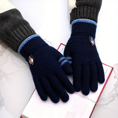 Warm & Thickened Gloves for Kids, Ages 4-8, Winter Boys & Girls