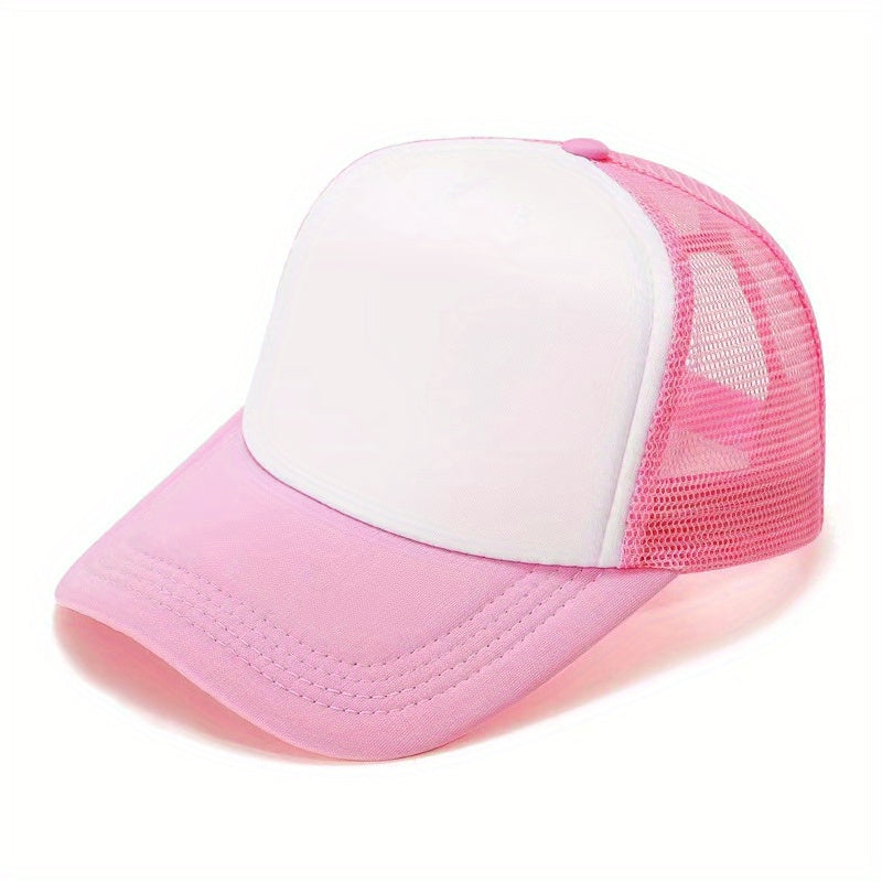 Men's Summer Sun Protection Baseball Cap with Mesh - Block