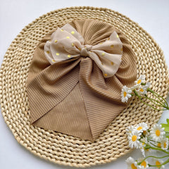Baby Bow Headband Soft Hat for Infants Newborns