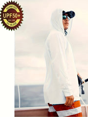 Men's UPF 50 Sun Protection Hoodie Long Sleeve Quick Dry Top