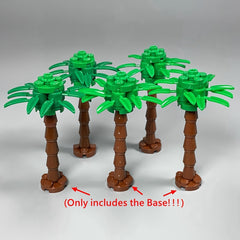 Mini Building Block DIY Palm Tree Coconut Stump Trunk Set 20pcs Christmas Gift