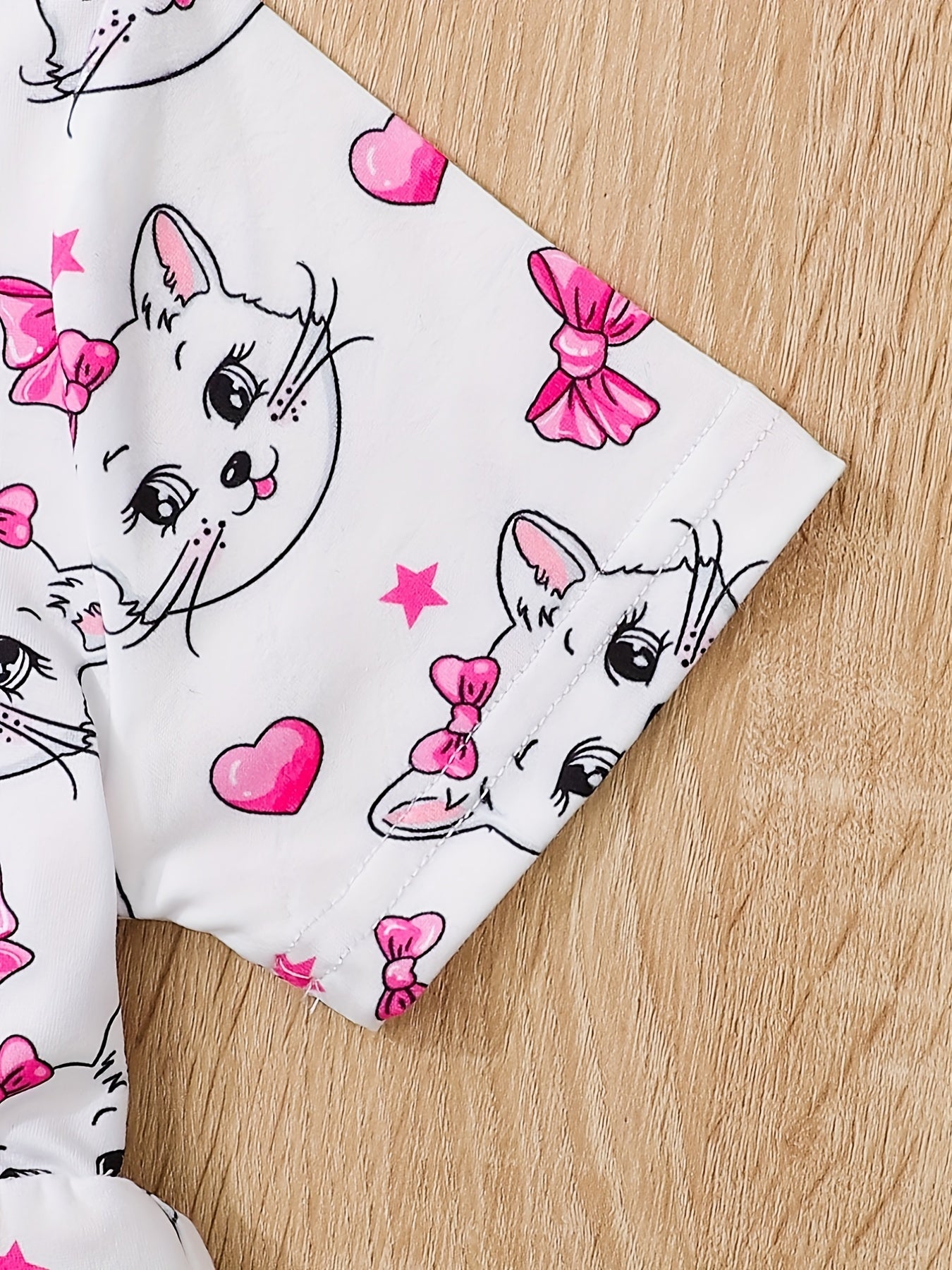 Toddler Baby Girls Cartoon Ruffle Tunic Dress