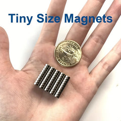 100pcs 5x2mm N35 Neodymium Disc Magnets Tiny Strong Refrigerator Magnets