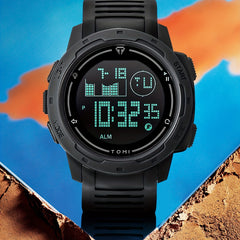 Boys & Teenagers Large Dial Sports Multifunctional Luminous Watch