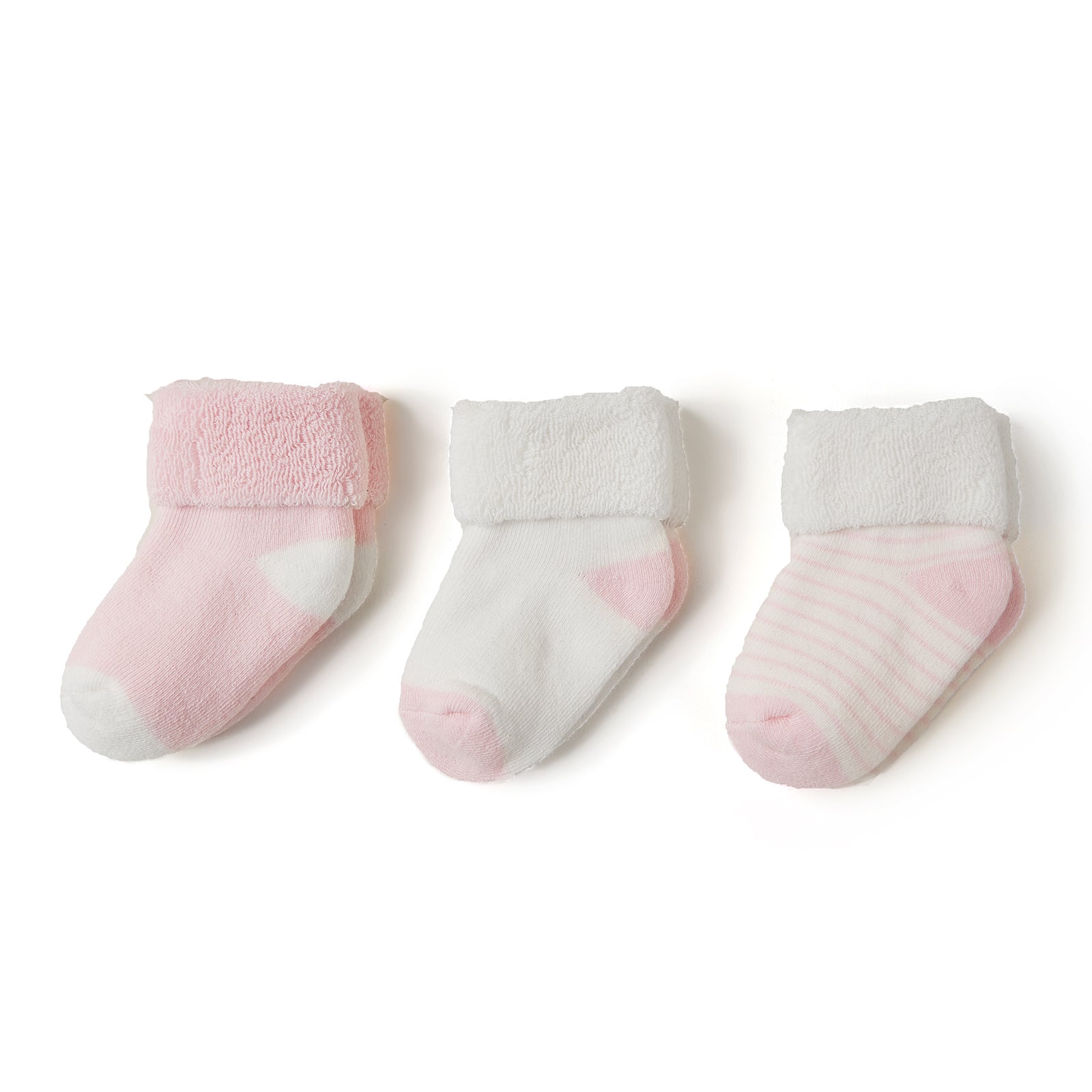 3pairs Newborn Baby Plush Winter Crew Socks Boys Girls