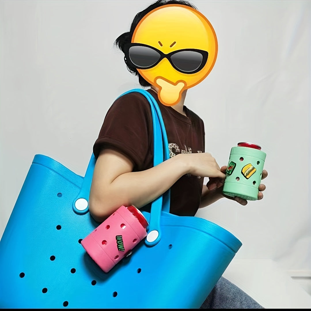 Portable Plastic Cup Holder Beach Bag Accessories