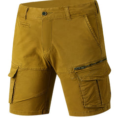 Men's Lightweight Cotton Cargo Shorts with Flap Pocket