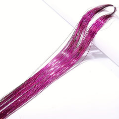 12pcs Tinsel Hair Braiding Rope Glitter Extensions Hair Accessories
