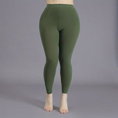 100D Solid Nylon High Rise Stretchy Tights