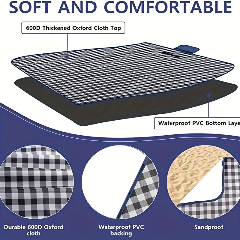 Large Waterproof Outdoor Picnic Blanket Sand Mat