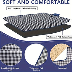 Large Waterproof Outdoor Picnic Blanket Sand Mat