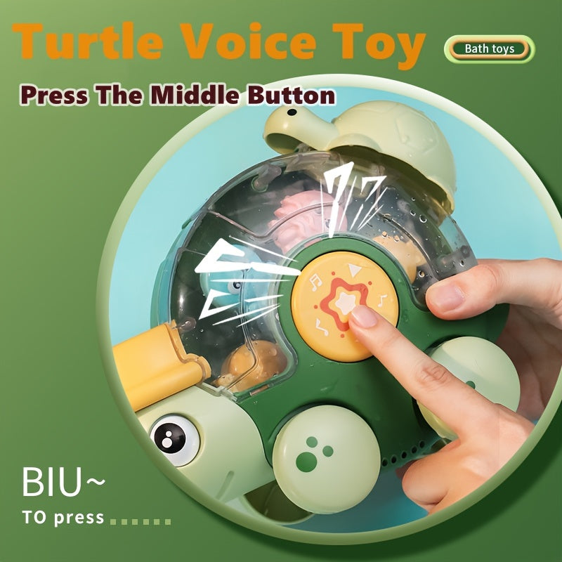 Little Tortoise Swivel Bath Toys Flower Sprinkle Baby Cartoon Water Play Toys