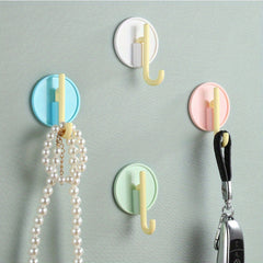 4pcs Waterproof Acrylic Hanging Hooks for Home and Office
