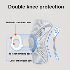Breathable Nylon Knee Pads for Sports - Ideal for Volleyball, Running, Cycling