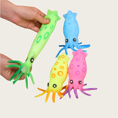 Colorful Octopus Kneading Toy Soft Glue Squeeze Toy for Relax & Play Fun