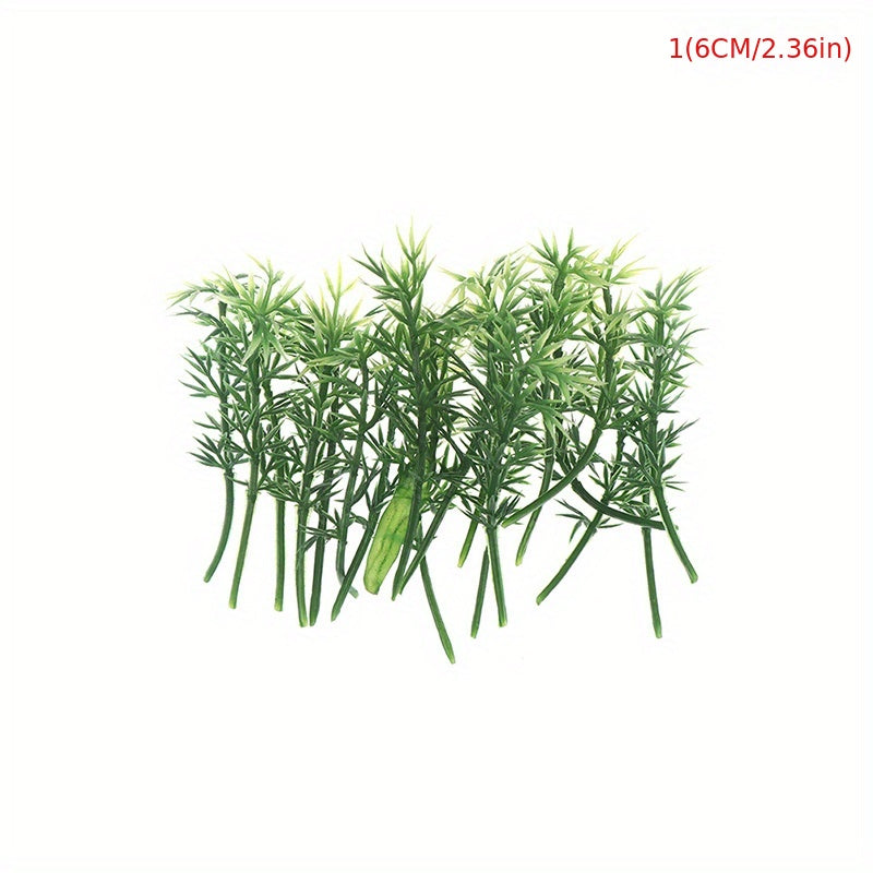 Plastic Model Landscape Bamboo Tree Sand Table Model Decor Accessories